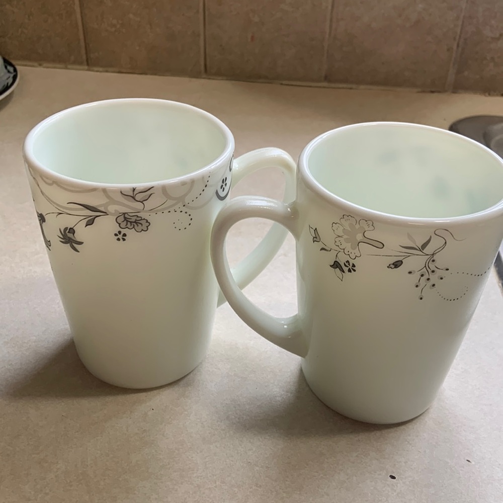 Uniware Opal Glass Mugs 10oz